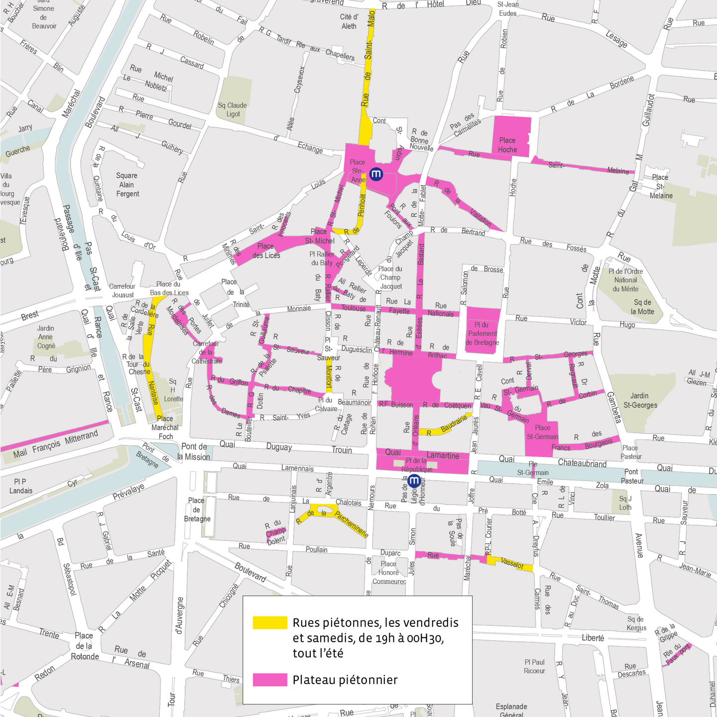 Carte Rennes